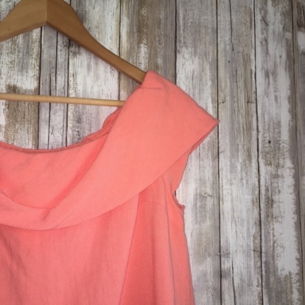 Do+Be Coral Off The Shoulder Blouse - Picture 2 of 5